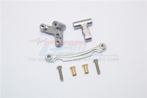 GPM MYT048 ALUMINUM STEERING ASSEMBLY AXIAL 1/18 YETI JR BUGGY - Gun silver - MYT048-GS