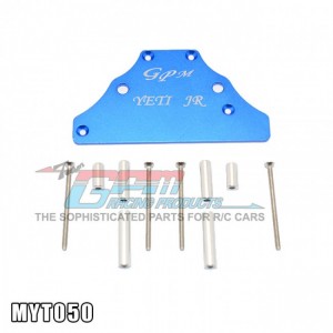 GPM MYT050 ALUMINUM PLATE FOR MODIFIED ELECTRONIC SETTING AXIAL 1/18 YETI JR - Blue - MYT050-B