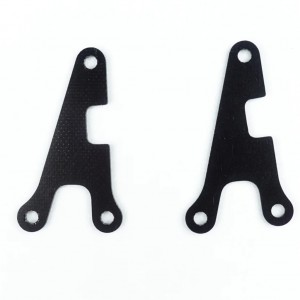 3RACING FGX-332J Front Lower Suspension Fiber Stifferner For 1/10 RC SAKURA FGX EVO FORMULA F-1 KIT - FGX-332J