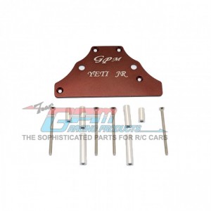 GPM MYT050 ALUMINUM PLATE FOR MODIFIED ELECTRONIC SETTING AXIAL 1/18 YETI JR - MYT050-BR