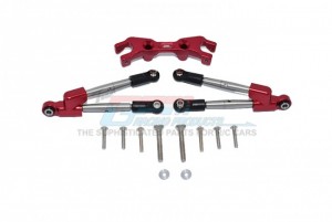 GPM HS049R ALUMINUM REAR TIE RODS W/ STABILIZER TRAXXAS 1/10 4WD HOSS 4X4 VXL 3S - RED - HS049R-R