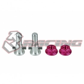 3RACING SAK-F12 Battery Slot Screw Set 1/10 RC Sakura FF FWD Car - SAK-F12