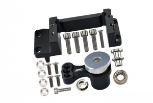 GPM MAKX024 ALUMINUM SERVO MOUNT SERVO HORN - 25T ARRMA 1/5 4WD OUTCAST KRATON 8S BLX - MAKX024-BK