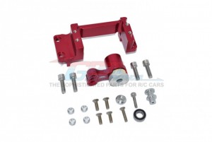 GPM MAKX024 ALUMINUM SERVO MOUNT SERVO HORN - 25T ARRMA 1/5 4WD OUTCAST KRATON 8S BLX - RED - MAKX024-R