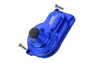GPM LM038GCA ALUMINUM REAR MAIN GEAR COVER LOS211016 LOSI 1/18 2WD MINI-T 2.0 - BLUE - LM038GCA-B