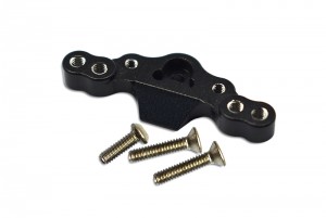 GPM LM054SM ALUMINUM STABILIZING MOUNT FOR FRONT UPPER ARM TIE RODS TEAM LOSI  1/18 2WD MINI-T 2.0 STADIUM TRUCK LOS01015 - BLACK - LM054SM-BK