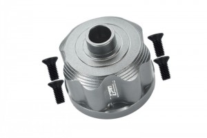 GPM MAKX011 ALUMINIUM FRONT / REAR DIFF CASE ARA310937 ARRMA 1/5 4WD OUTCAST / KRATON 8S - SILVER - MAKX011-S