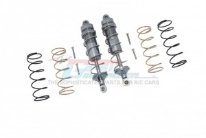 GPM MAKS120R ALUMINUM REAR THICKENED SPRING DAMPERS 120mm ARRMA 1/10 4WD KRATON 4X4 4S BLX ARA102690 - GUN SILVER - MAKS120R-GS-S