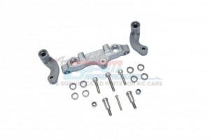 GPM MAKX048B ALUMINUM STEERING ARMS ARRMA 1/5 KRATON 8S / OUTCAST 8S BLX - GUN SILVER - MAKX048B-GS