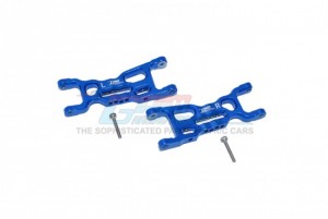 GPM LM055 ALUMINUM FRONT LOWER ARMS TEAM LOSI  1/18 2WD MINI-T 2.0 STADIUM TRUCK LOS01015 - BLUE - LM055-B