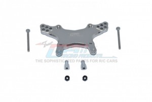 GPM LM028 ALUMINUM FRONT DAMPER TEAM LOSI 1/18 2WD MINI-T 2.0 STADIUM TRUCK LOS01015 - GUN SILVER - LM028-GS