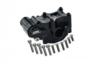GPM LM013 ALUMINUM REAR GEAR BOX LOSI 1/18 2WD MINI-T 2.0 STADIUM TRUCK LOS01015 - BLACK - LM013-BK
