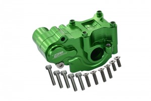 GPM LM013 ALUMINUM REAR GEAR BOX LOSI 1/18 2WD MINI-T 2.0 STADIUM TRUCK LOS01015 - GREEN - LM013-G