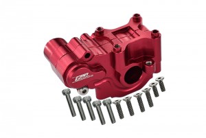 GPM LM013 ALUMINUM REAR GEAR BOX LOSI 1/18 2WD MINI-T 2.0 STADIUM TRUCK LOS01015 - RED - LM013-R