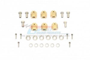 GPM TRX6010X/12M-OC BRASS WHEEL HEX ADAPTERS 12mm 1/10 RC TRAXXAS TRX-6 CRAWLER - TRX6010X/12M-OC
