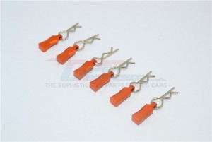 GPM BCM004M BODY CLIPS ALUMINIUM MOUNT FOR 1/10 1/8 - BCM004M-OR