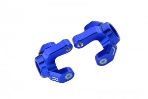 GPM LM021 ALUMINUM FRONT KNUCKLE ARM LOSI 1/18 2WD MINI-T 2.0 STADIUM TRUCK LOS01015 - BLUE - LM021-B