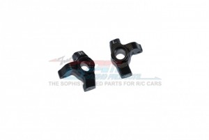 GPM LM021 ALUMINUM FRONT KNUCKLE ARM LOSI 1/18 2WD MINI-T 2.0 STADIUM TRUCK LOS01015 - BLACK - LM021-BK