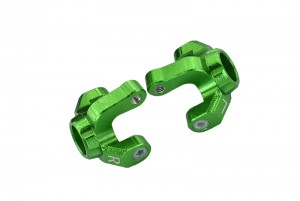 GPM LM021 ALUMINUM FRONT KNUCKLE ARM LOSI 1/18 2WD MINI-T 2.0 STADIUM TRUCK LOS01015 - GREEN - LM021-G