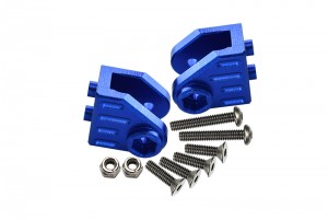 GPM LMT008F/R ALUMINUM FRONT/REAR AXLE MOUNT SET FOR SUSPENSION LINKS LOSI 1/8 LMT 4WD SOLID AXLE MONSTER LOS04022 - BLUE - LMT008F/R-B