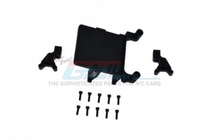 GPM SCX24201FR ALLOY ADJUSTABLE FRONT & REAR DAMPER MOUNT AXIAL 1/24 RC 4WD SCX24 - GUN SILVER - SCX24201FR-GS