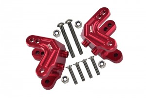 GPM LMT028F/R ALUMINUM FRONT / REAR SHOCK MOUNT LOSI 1/8 LMT 4WD SOLID AXLE MONSTER LOS04022 - RED - LMT028F/R-R