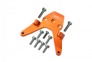 GPM LM012FA ALUMINUM FRONT BULKHEAD COVER LOSI 1/18 2WD MINI-T 2.0 STADIUM TRUCK LOS01015 - ORANGE - LM012FA-OR