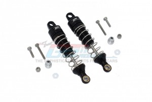 GPM LM060R ALUMINUM REAR SPRING DAMPERS - 60mm LOSI 1/18 2WD MINI-T 2.0 STADIUM TRUCK LOS01015 - BLACK - LM060R-BK-S