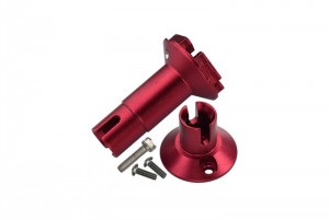 GPM MYT100 ALUMINUM DIFFERENTIAL OUTPUTS FOR REAR GEAR BOX AXIAL 1/18 YETI JR - Red - MYT100-R