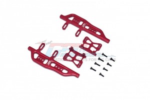 GPM SCX24014 ALUMINUM SIDE STEPS AXIAL RACING 1/24 4WD SCX24 CRAWLER - RED - SCX24014-R