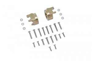 GPM TRX4013CAX-OC BRASS REAR GEAR BOX MOUNTS (MULTIPLE POSITIONING HOLES)   TRAXXAS TRX-4 - TRX4013CAX-OC