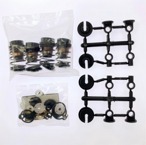 3RACING  SAK-A546 Big Bore Aluminum Oil Damper Set - Andoize Cinnamon For Advance 20M 21M S64 M5 Chassis - SAK-A546
