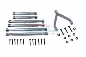 GPM SCX24160A ALUMINIUM SUSPENSION LINKS W/ FRONT UPPER LINK MOUNT AXIAL RACING 1/24 RC 4WD SCX24 - SCX24160A-GS