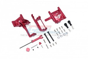 GPM MAI038AB ALUMINUM HANDBRAKE KIT W/ CENTER DIFFERENTIAL COVER ARRMA 1/7 4WD INFRACTION 6S BLX - RED - MAI038AB-R