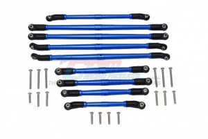 GPM SCX3L160 ALUMINUM ADJUSTABLE TIE RODS 1/10 RC AXIAL SCX10 III CRAELER AXI03006 - BLUE - SCX3L160-B-BEBK