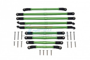 GPM SCX3L160 ALUMINUM ADJUSTABLE TIE RODS 1/10 RC AXIAL SCX10 III CRAELER AXI03006 - GREEN - SCX3L160-G-BEBK