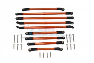 GPM SCX3L160 ALUMINUM ADJUSTABLE TIE RODS 1/10 RC AXIAL SCX10 III CRAELER AXI03006 - SCX3L160-OR-BEBK