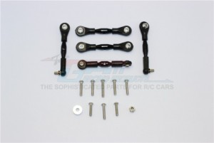 GPM MYT160 ALUMINUM TIE RODS AXIAL 1/18 YETI JR BUGGY AX90052 - MYT160-BK-BEBK