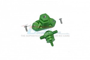 GPM ZSP060 ALUMINUM SPARE TIRE SUPPORT MOUNT W/ SPARE TIRE LOCKING AXIAL SCX10 II / TRAXXAS TRX-4 - GREEN - ZSP060-G