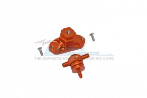 GPM ZSP060 ALUMINUM SPARE TIRE SUPPORT MOUNT W/ SPARE TIRE LOCKING AXIAL SCX10 II / TRAXXAS TRX-4 - ORANGE - ZSP060-OR