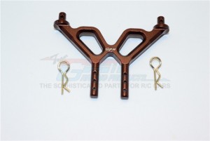 GPM MYT201F ALLOY FRONT BODY POST AND MOUNT AXIAL 1/18 YETI JR - MYT201F-BR