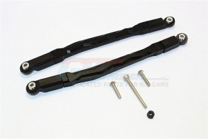 GPM MJ014AF/R ALUMINIUM FRONT / REAR UPPER CHASSIS LINK AXIAL SMT10 GRAVE DIGGER - MJ014AF/R-BK