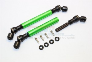 GPM MJ237SA STEEL FRONT & REAR CENTER SHAFT W/ ALUMINIUM BODY 138-148mm AXIAL SMT10 GRAVE DIGGER - MJ237SA-G