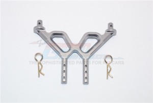 GPM MYT201F ALLOY FRONT BODY POST AND MOUNT AXIAL 1/18 YETI JR - Gun silver - MYT201F-GS