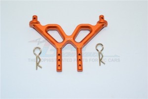 GPM MYT201F ALLOY FRONT BODY POST AND MOUNT AXIAL 1/18 YETI JR - Orange - MYT201F-OR