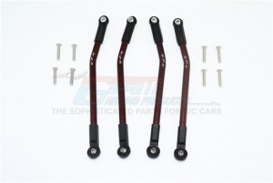 GPM VEN160A ALUMINIUM ADJUSTABLE SUSPENSION LINKS HPI RC 1/10 VENTURE TOYOTA FJ CRUISER - BROWN - VEN160A-BR