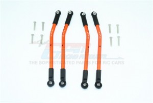 GPM VEN160A ALUMINIUM ADJUSTABLE SUSPENSION LINKS HPI RC 1/10 VENTURE TOYOTA FJ CRUISER - ORANGE - VEN160A-OR