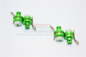 ALUMINIUM FRONT & REAR MAGNETIC BODY MOUNT AXIAL 1/18 YETI JR - MYT201FR-G