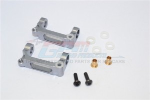 GPM GF020 ALUMINIUM FRONT C-HUB FOR TAMIYA GF01 / TL01 - GUN SILVER - GF020-GS