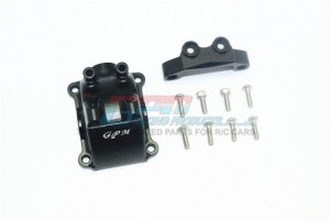 GPM TT2012A ALUMINUM FRONT / REAR GEARBOX COVER W/ UPPER ARM STABILIZER 1/10 RC TAMIYA TT02 - TT2012A-BK